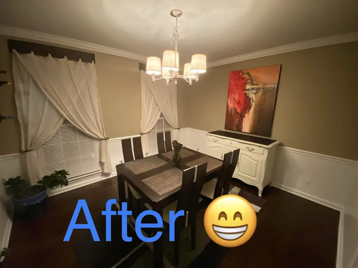 Professional dining room restoration after water damage in Eastampton